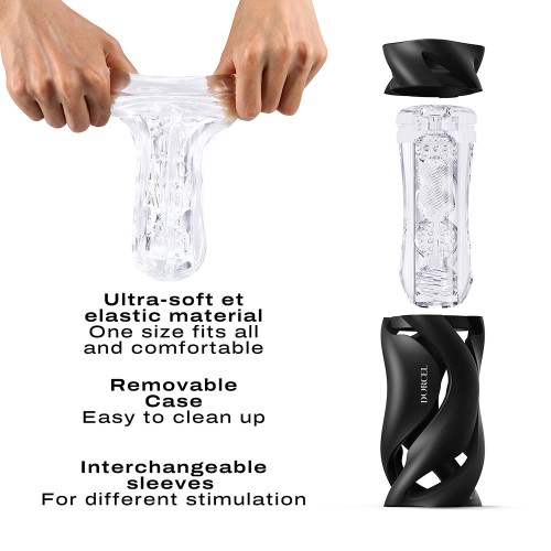 Dorcel Deep Blow Black Manual Masturbator