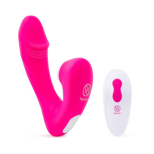 Vibrador de Control Remoto Interno Kiss Rosa