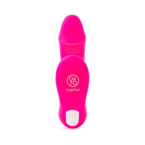 Vibrador de Control Remoto Interno Kiss Rosa