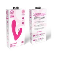 Vibrador de Control Remoto Interno Kiss Rosa