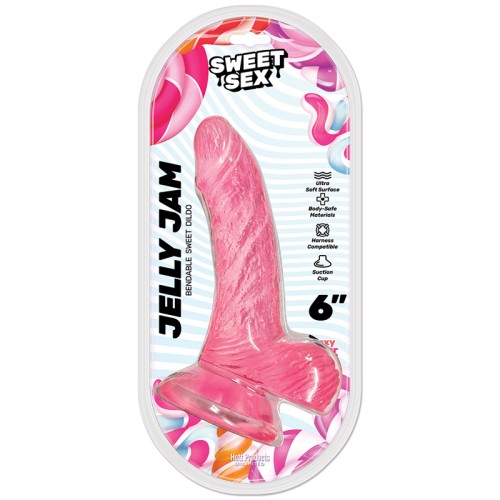 Sweet Sex Jelly Jam Bendable 6 in. Pink