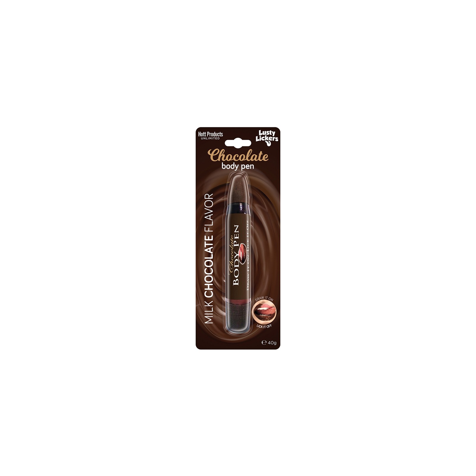 Milk Chocolate Body Pen for Intimate Fun