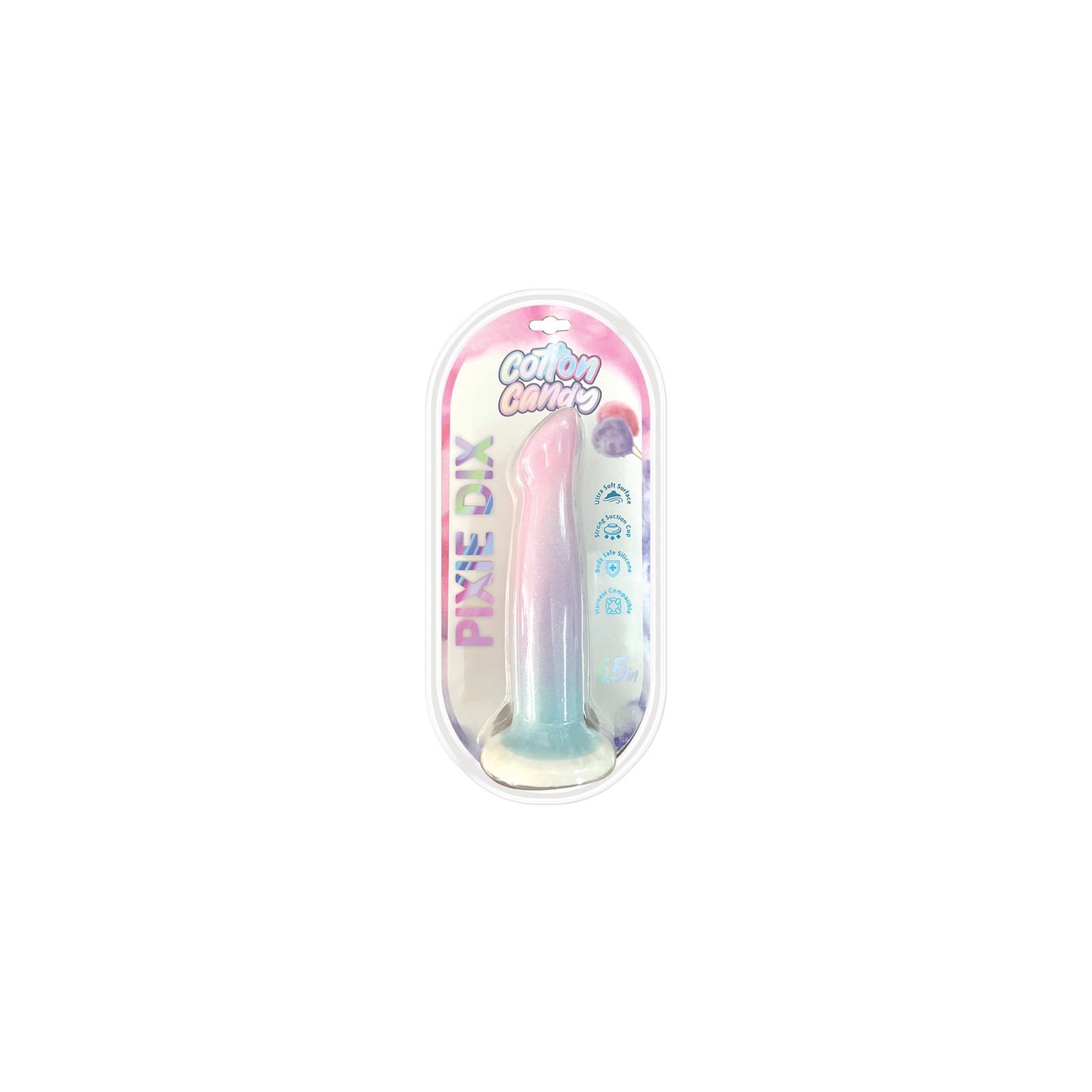 Cotton Candy Pixie Dix 6.5 inch Dildo