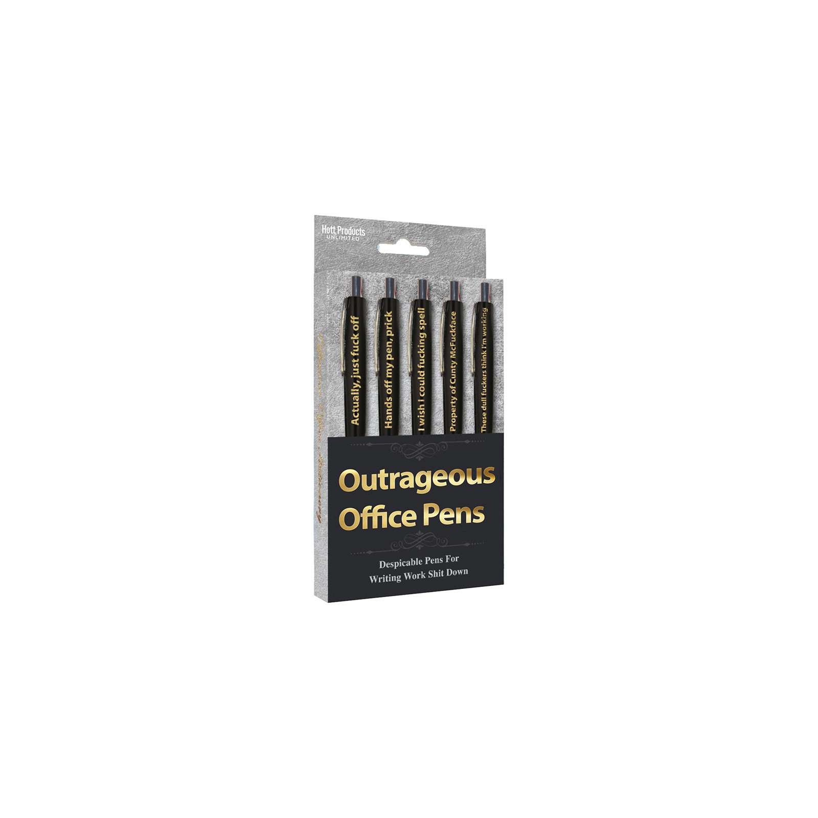 Outrageous Office Pens Set - Bold and Fun Writing