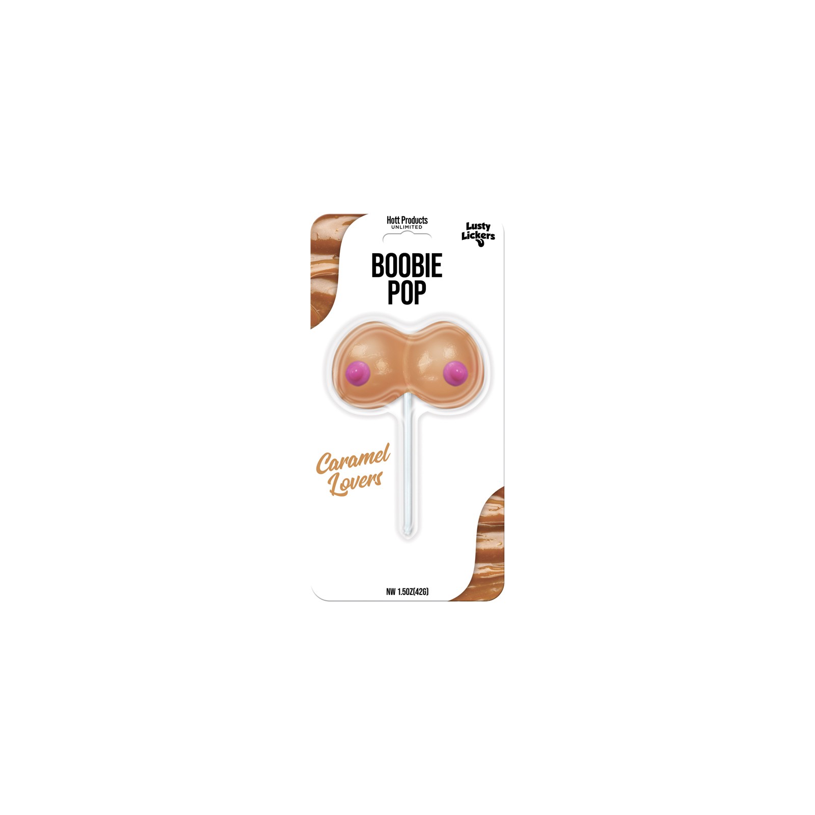 Boobie Pop Caramel Lovers Candy for Fun