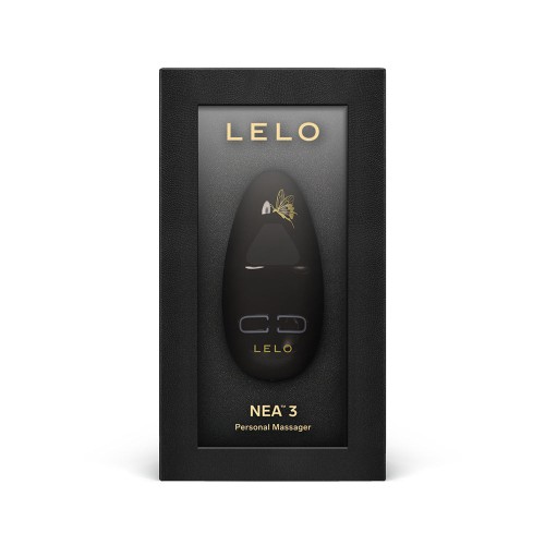 Lelo NEA 3 Rechargeable Mini Silicone Vibrator Black - Compact Pleasure