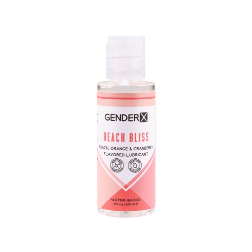 Gender X Beach Bliss Flavored Water-Based Lubricant for Intimate Comfort