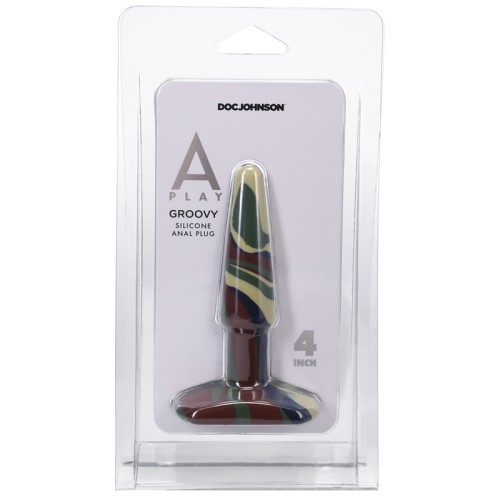 A-Play Groovy 4 in. Silicone Anal Plug