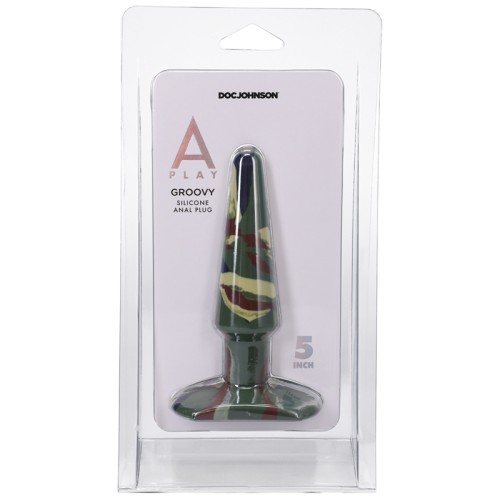 A-Play Groovy Camouflage Anal Plug for Fun Experiences