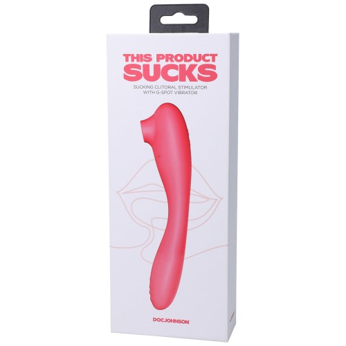 This Product Sucks Bendable Clit Stimulator & G-Spot Vibrator