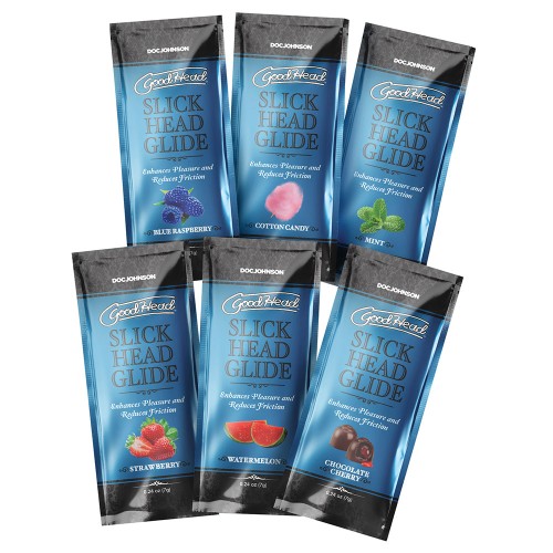 GoodHead Multi-Flavor Slick Glide Pack for Pleasure