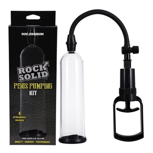 Rock Solid Penis Pump Kit - Powerful Performance