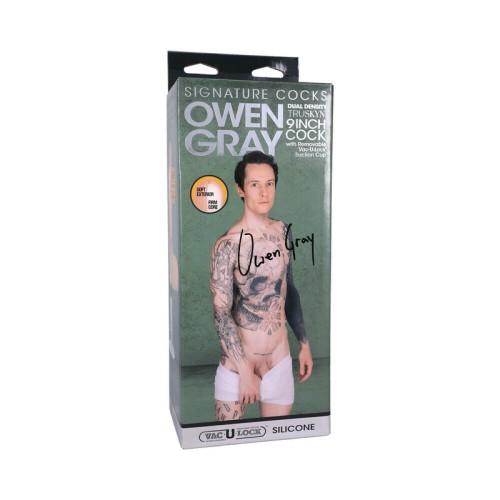 Signature Cocks Owen Gray 9 in. TRUSKYN Silicone Dildo