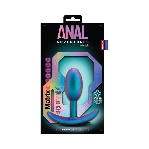 Anal Adventures Nebula Plug - Lunar Blue