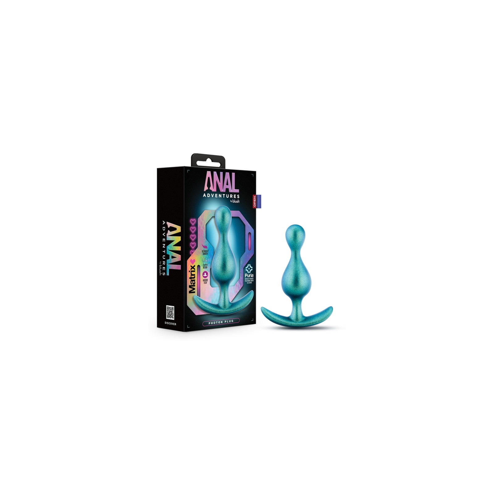 Anal Adventures Matrix Photon Plug - Teal