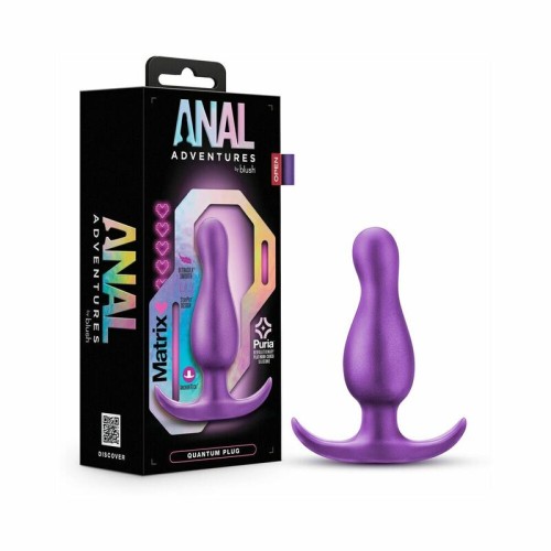 Anal Adventures Matrix Quantum Plug Galactic Purple - Ultimate Pleasure Toy