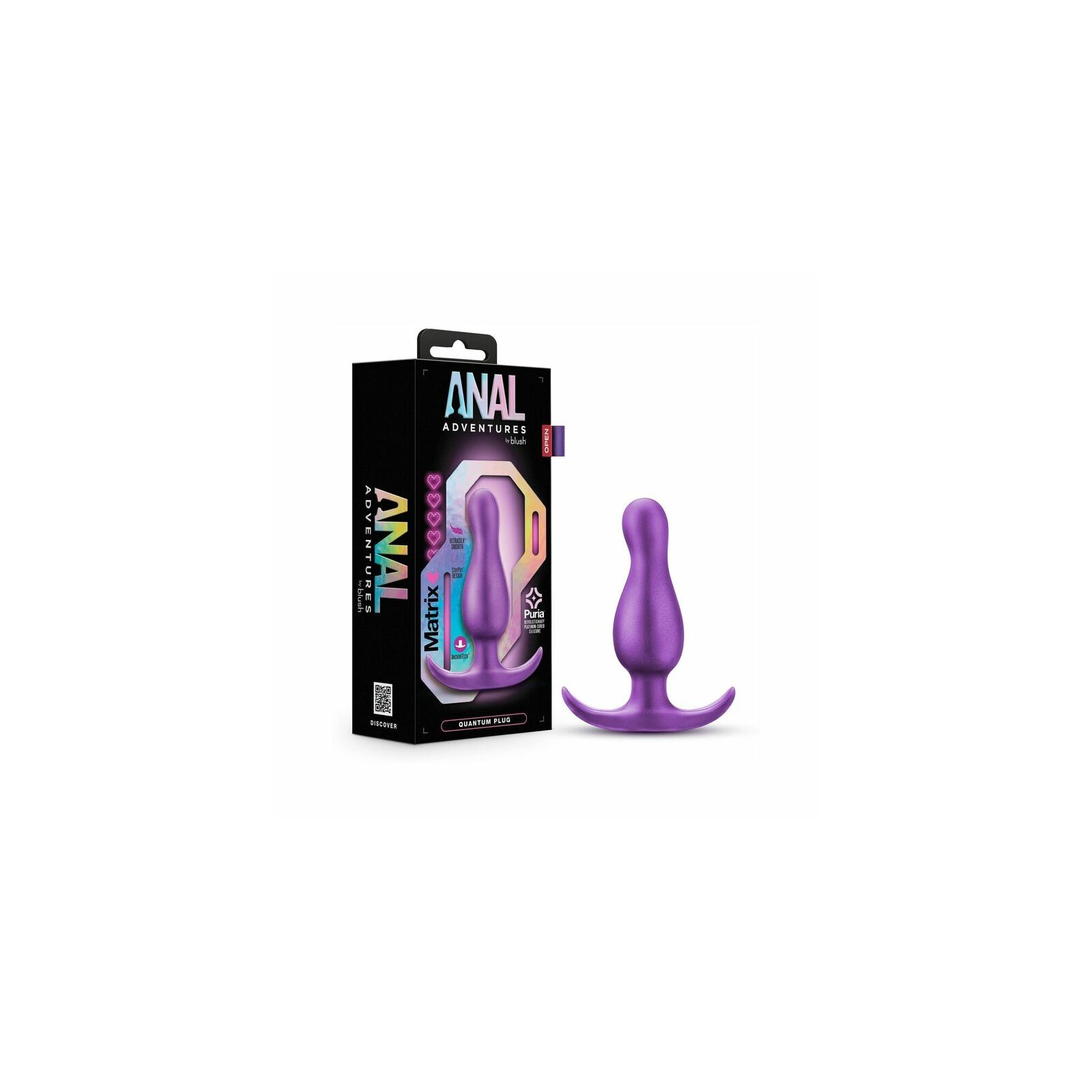 Anal Adventures Matrix Quantum Plug Galactic Purple - Ultimate Pleasure Toy