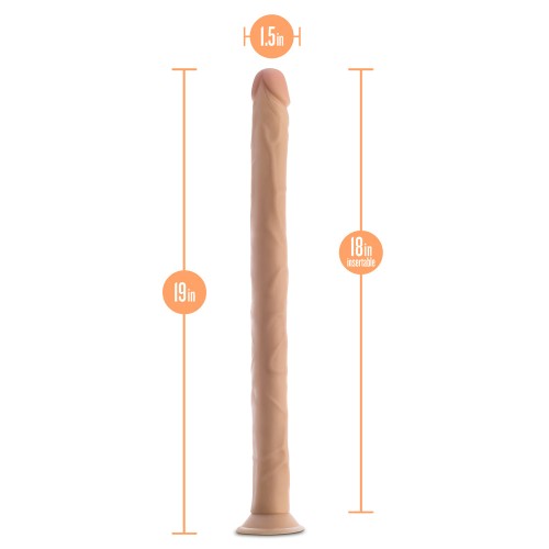 Dildo Beige Dr. Skin 19 in.