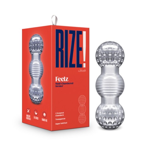 RIZE! Feelz Estimulador Multi-Cámara Transparente