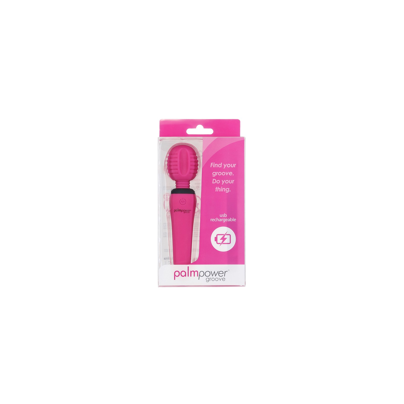 PalmPower Groove Mini Wand Massager Intense Sensations