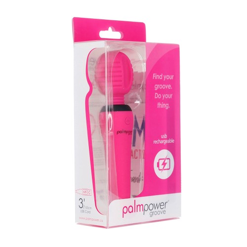 PalmPower Groove Mini Wand Massager Intense Sensations