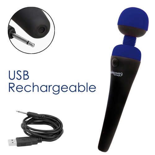 PalmPower Rechargeable Blue Massager for Ultimate Relaxation