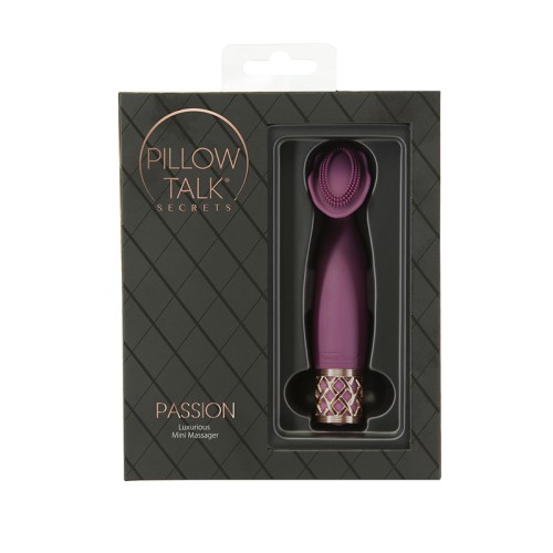 Vibrador Clitoriano de Silicona Recargable Pillow Talk Secrets Passion Color Vino