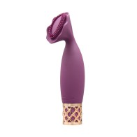 Vibrador Clitoriano de Silicona Recargable Pillow Talk Secrets Passion Color Vino