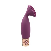 Vibrador Clitoriano de Silicona Recargable Pillow Talk Secrets Passion Color Vino