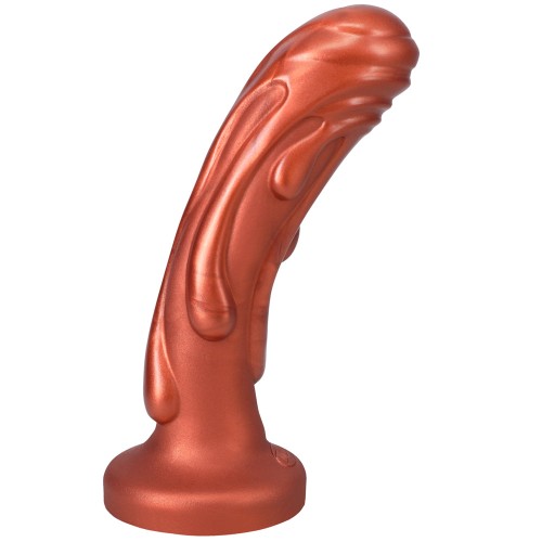 Dildo Fantasía Tantus Magma de 7 pulgadas Semi-Duro Cobre