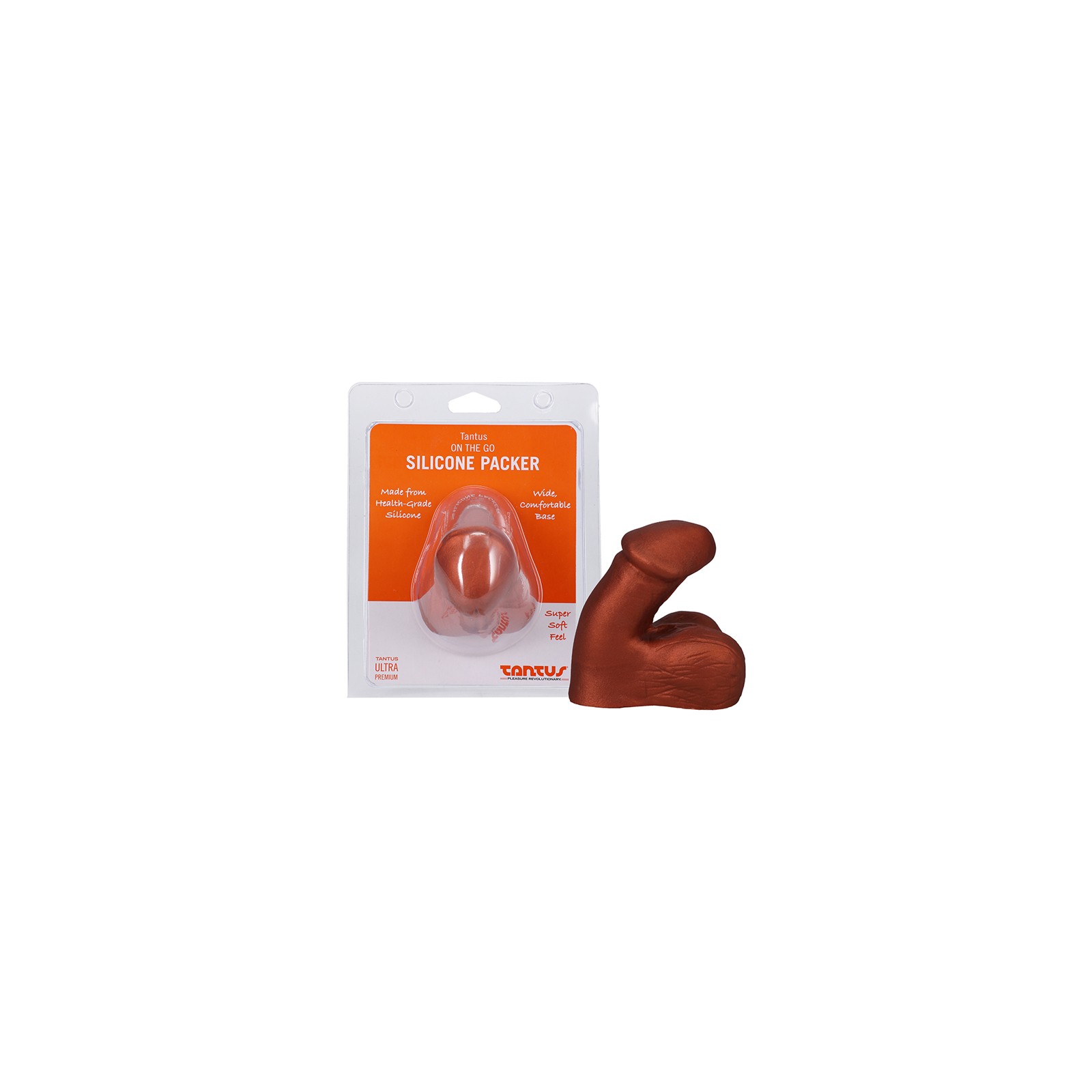 Tantus On The Go Silicone Packer Super Soft Copper