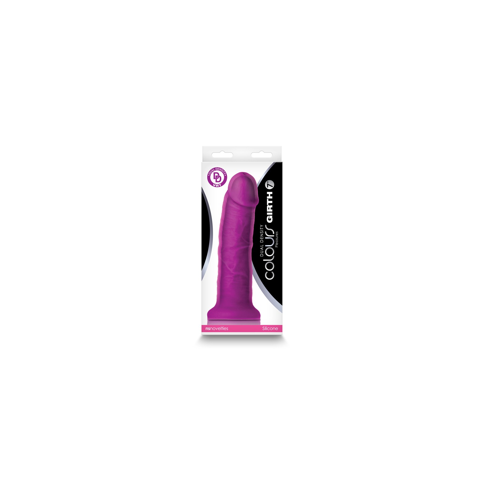 Colours Dual Density Girth 7 in. Dildo