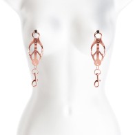 Bound Rose Gold Nipple Clamps