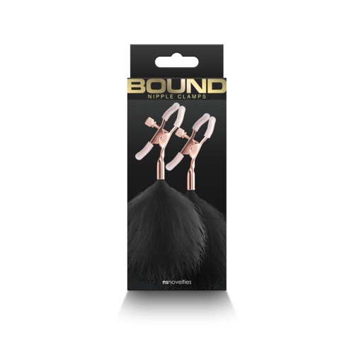 Bound Nipple Clamps for Erotic Play