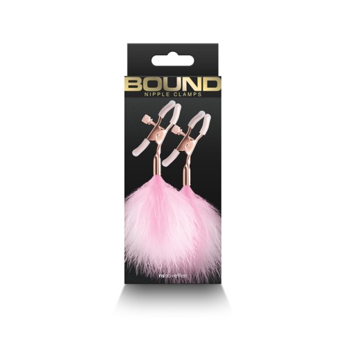 Bound Nipple Clamps F1 Pink - Enhance Your Pleasure