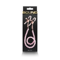 Bound Nipple Clamps with Silicone Tips