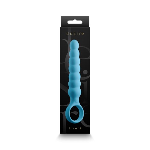 Desire Lucent Azul Vibrador Impermeable - Múltiples Funciones