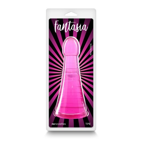 Dildo de Gel Fantasia Phoenix Rosa