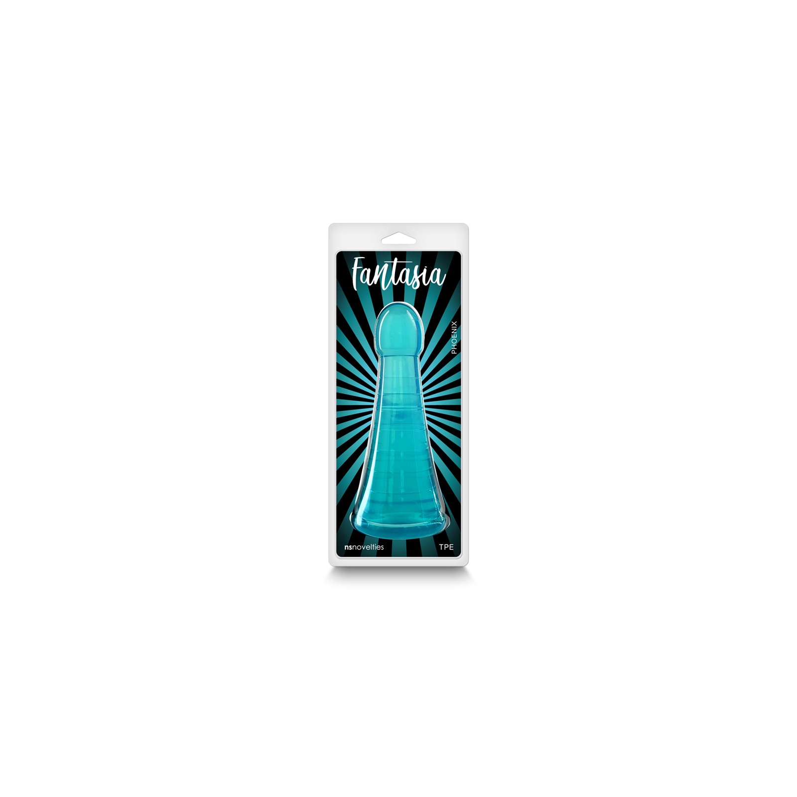 Fantasia Phoenix Jelly Dildo Teal - Vibrant and Fun