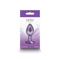 Rear Assets Metal Anal Plug Small Purple - Explore New Sensations