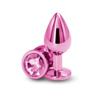 Plug Anal Metálico Medio Rosa Rear Assets