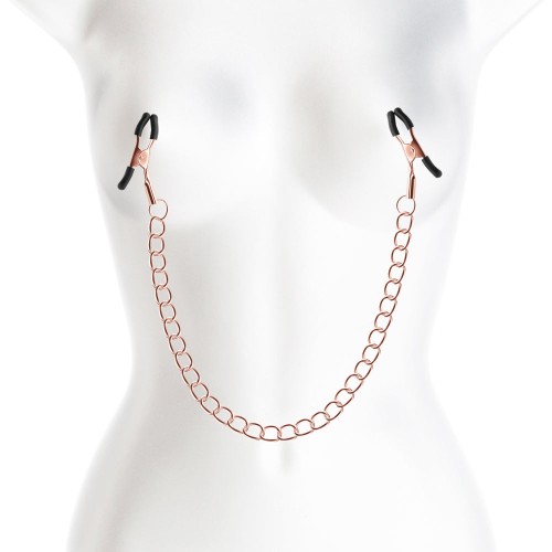 Bound Rose Gold Nipple Clamps