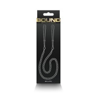 Bound Nipple Clamps for Stimulating Pleasure