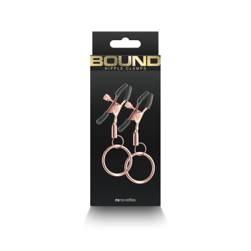 Pinzas para Pezones C2 Rose Gold de Bound