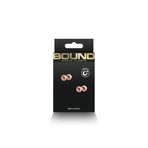 Bound Nipple Clamps M1 - Rose Gold