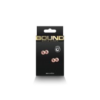 Bound Nipple Clamps M1 - Rose Gold