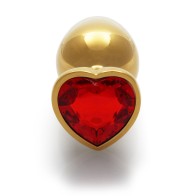 Ouch! Large Heart Gem Butt Plug