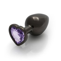 Ouch! Heart Gem Butt Plug - Stylish Pleasure