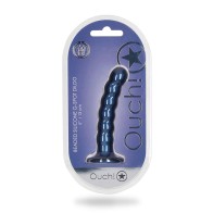 Beaded Silicone 5-inch G-Spot Dildo - Ouch! Premium