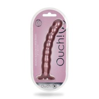 Dildo Beaded de Silicona para G-Spot Ouch! para Placer Supremo